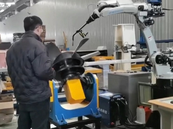 離心風機葉輪自動化焊接工作站